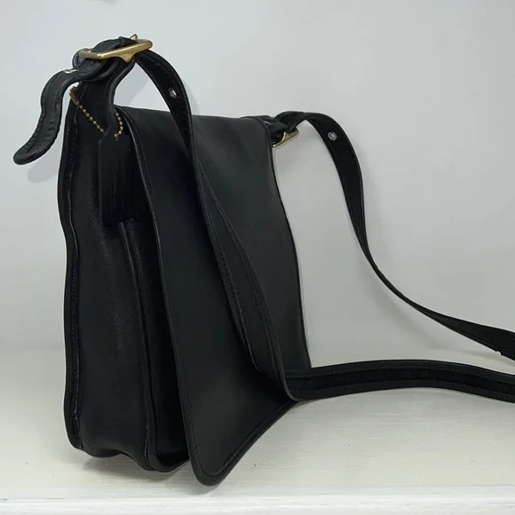 Coach Vintage Patricia’s Legacy Crossbody Black Leather Shoulder Bag - Picture 1 of 15